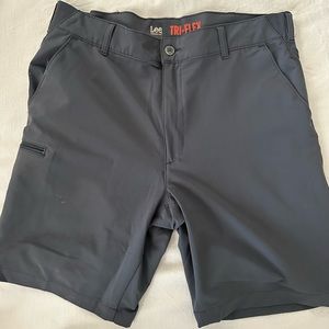 LEE TRI-FLEX GRAY SHORTS
